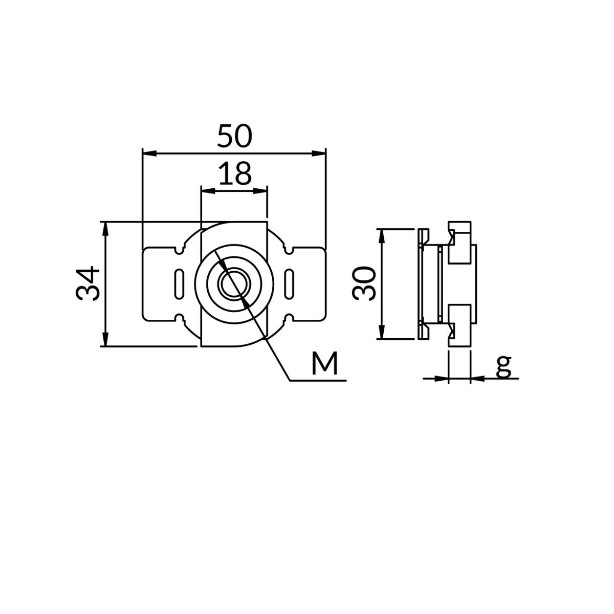 EZP - Skinnemøtrik med vinger | Erik Larsen & Søn | Profilmøtrikker | Foto 2