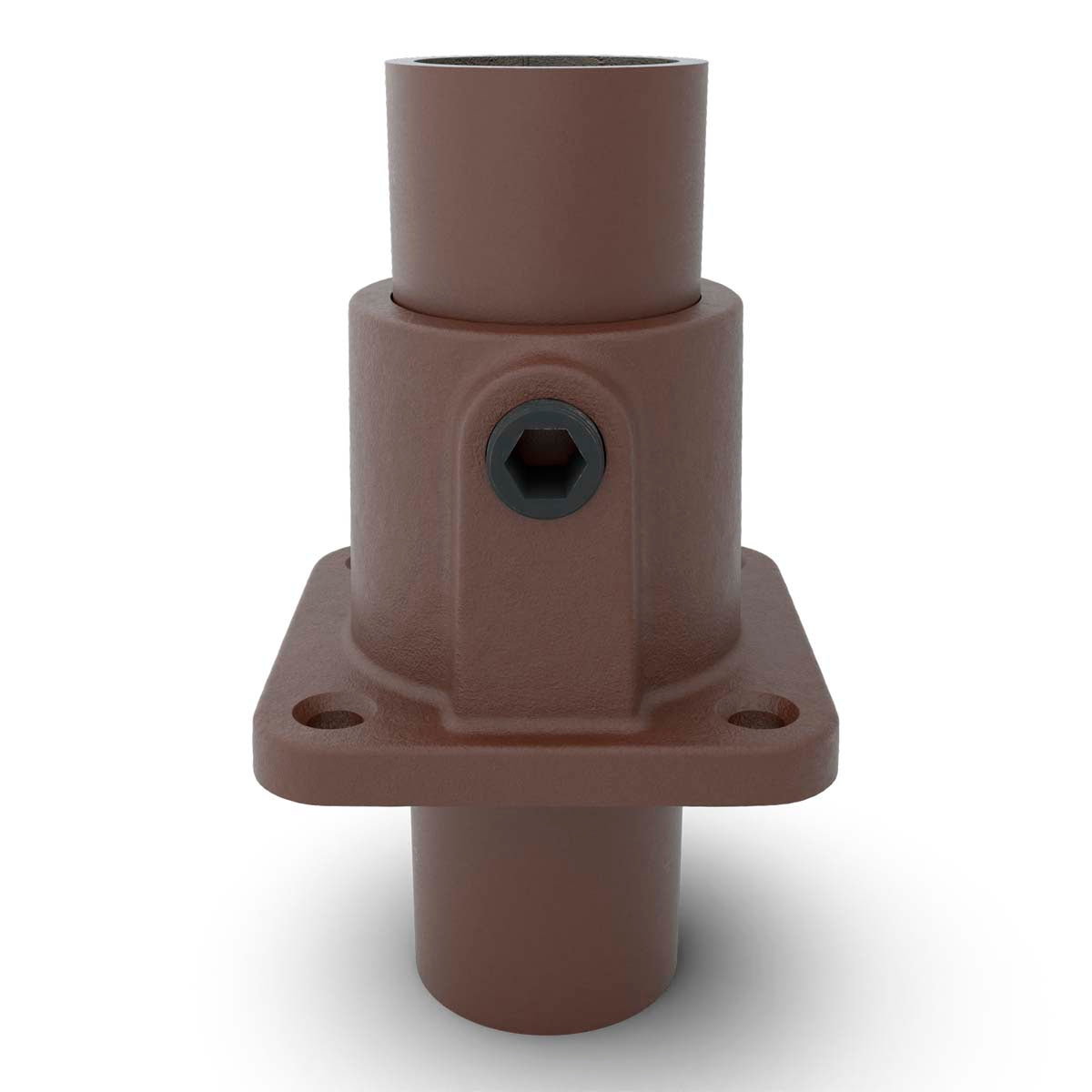 Bund- og vægflange, firkantet, Clarrods Vintage Brown - CL131F-VB | Erik Larsen & Søn | Clarrods Vintage Brown | Foto 1