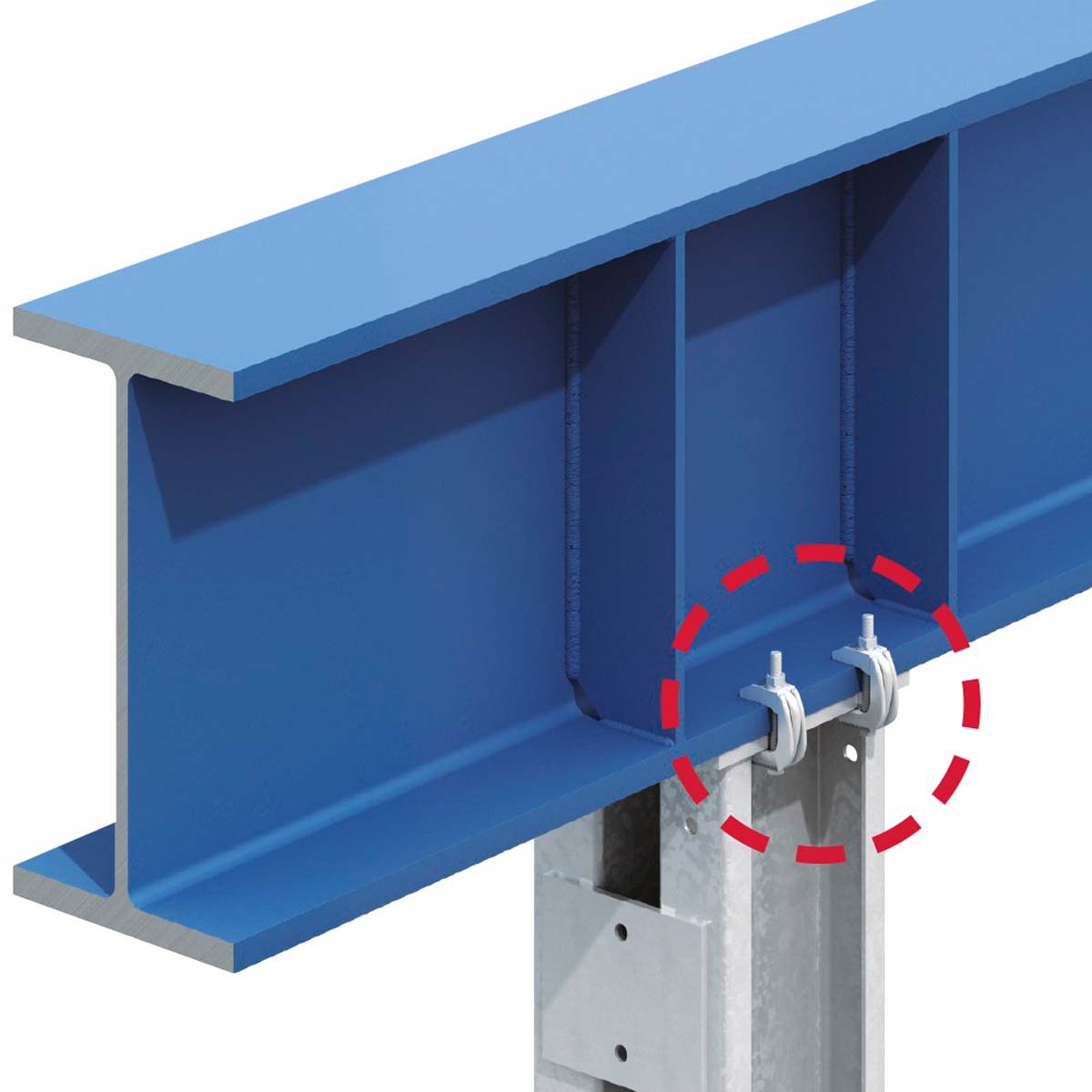 Lindapter Type F9 bjælkeklemme/flangebeslag | anvendelse