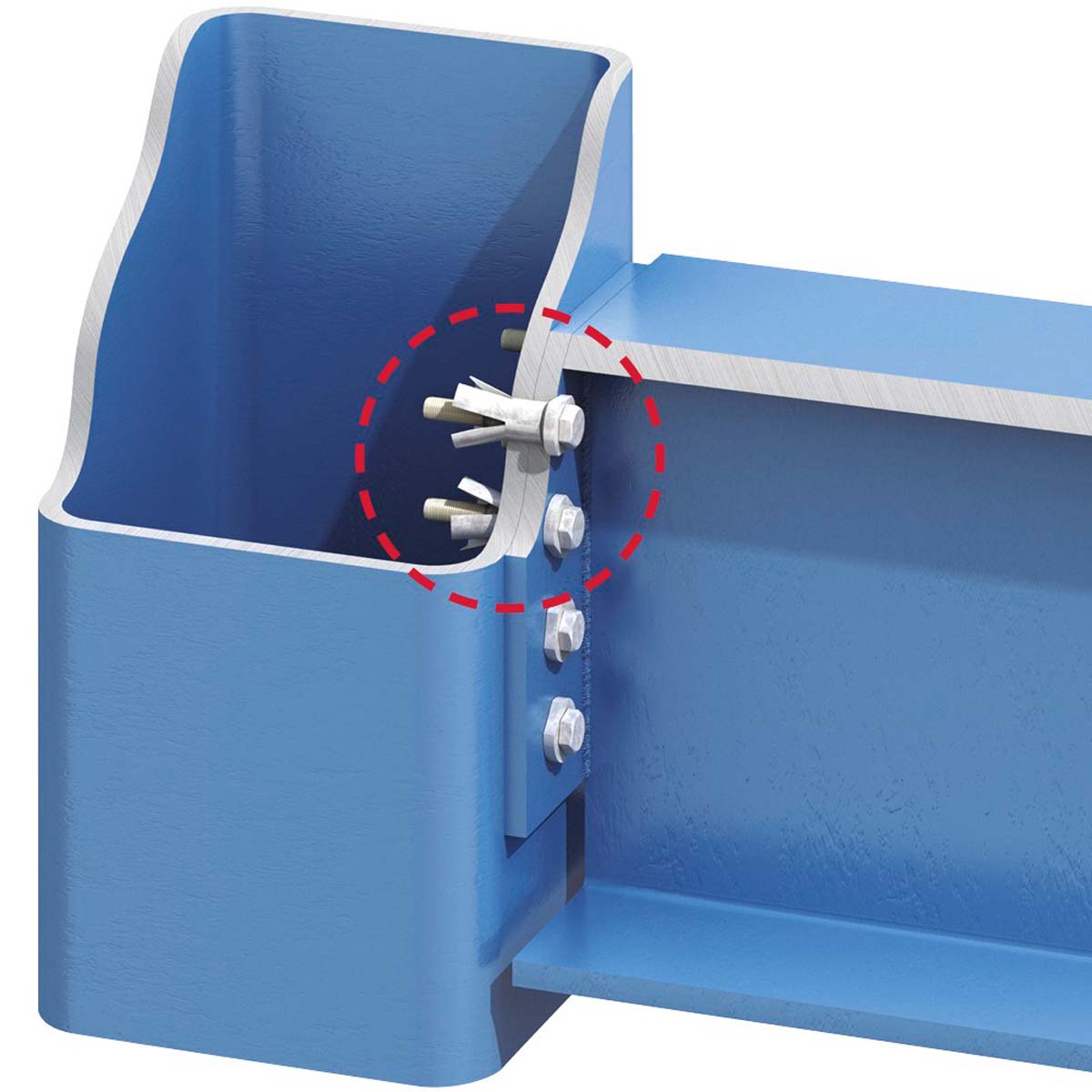 Lindapter Hollo-Bolt ekspansionsbolt | anvendelse