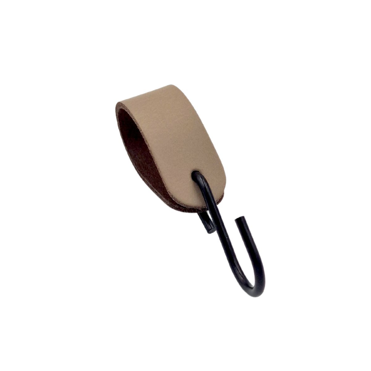 s-krog med taupe læderstrop