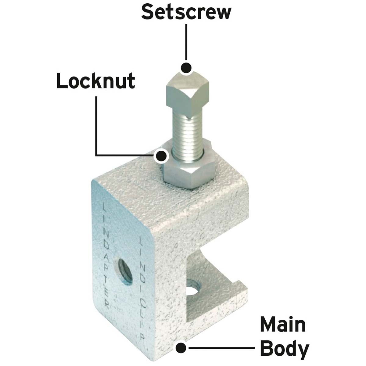 Lindapter Type LC Lindiclip flangebeslag/bjælkeklo | beskrivelse