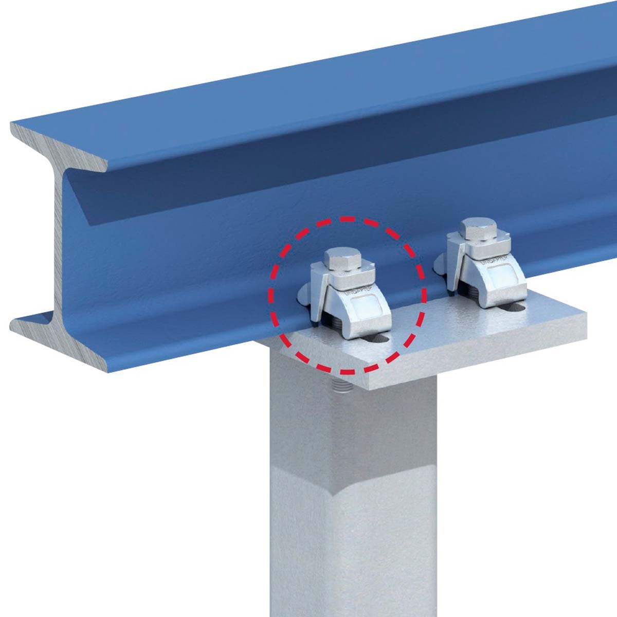 Lindapter type LR bjælkebeslag | anvendelse