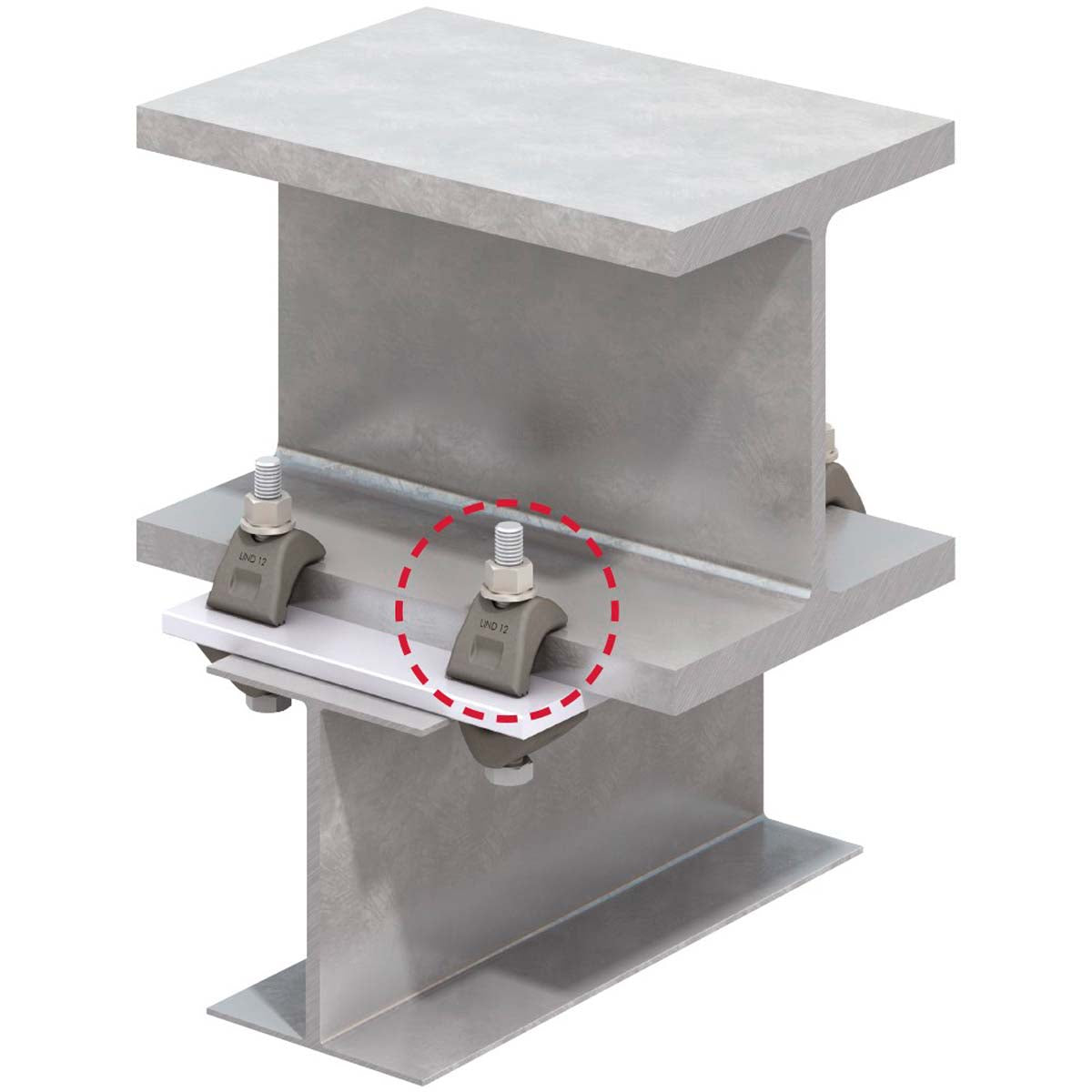 Lindapter type LS bjælkebeslag | anvendelse