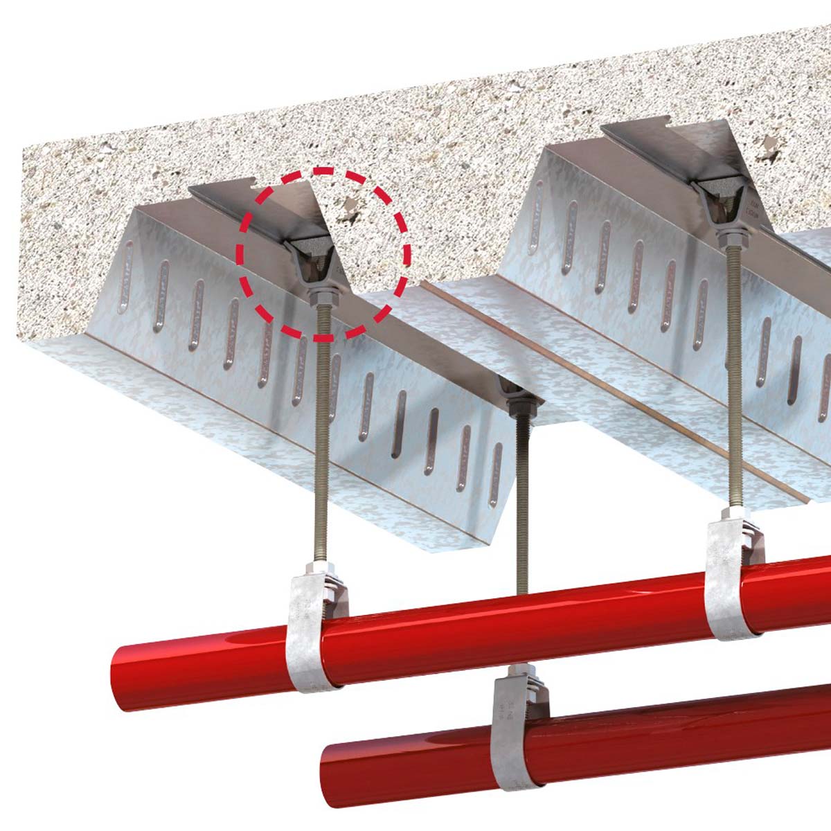 Lindapter Type MW2 beslag | til Multideck/kompositdæk | anvendelse