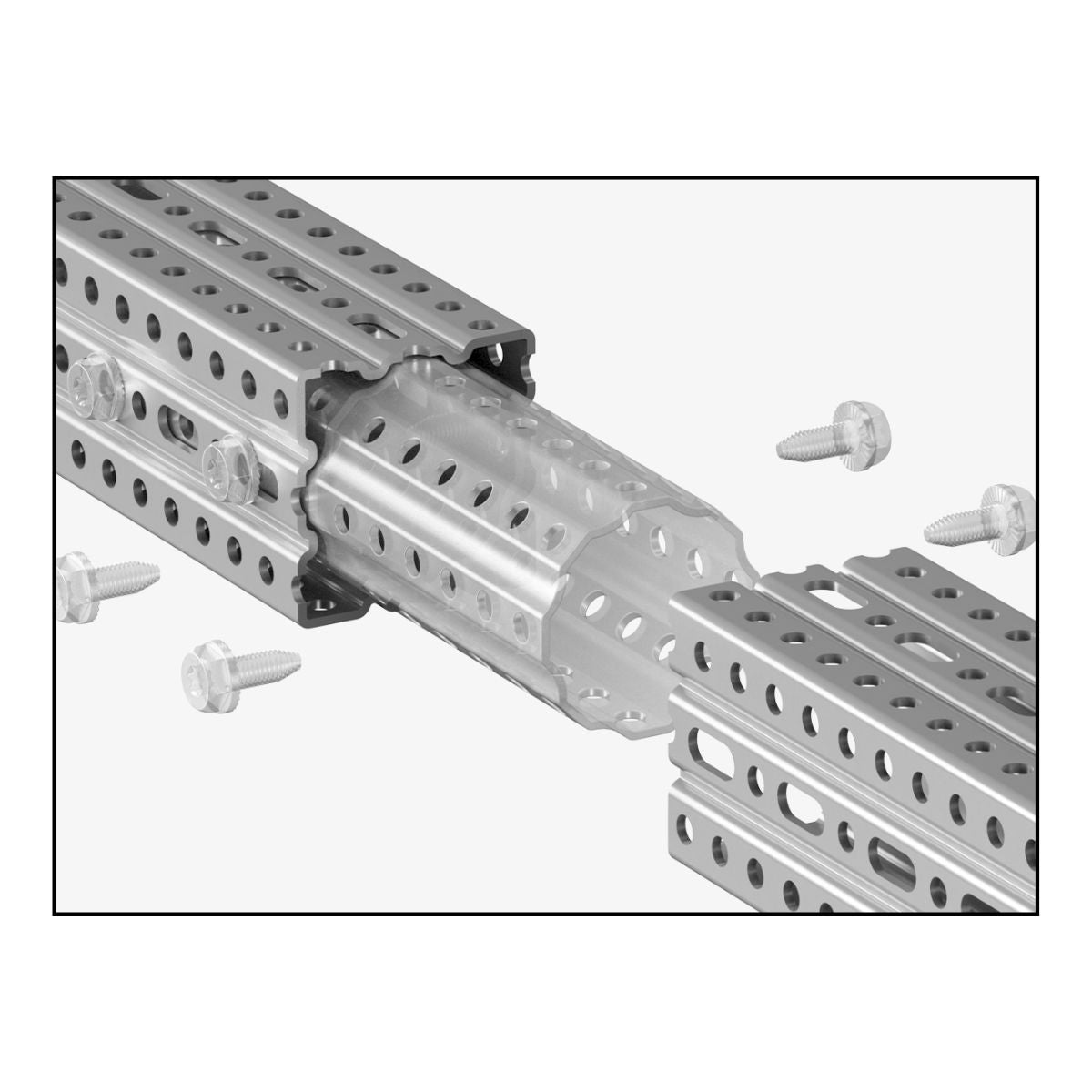 OGCKE - CERTA KE Heavy-Duty montageskinne, 82x82 mm | Certa | HD montageskinne | Foto 5