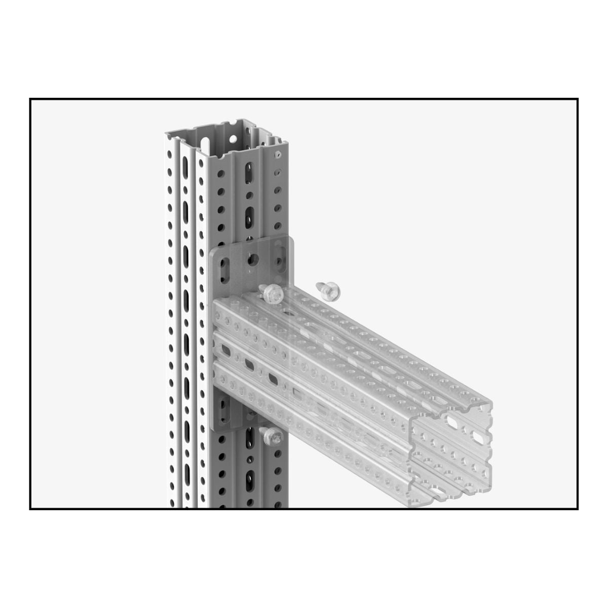 OGCKJ - CERTA KJ Heavy-Duty montageskinne, 100x100 mm | Certa | HD montageskinne | Foto 3