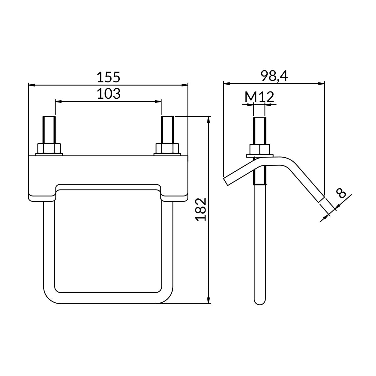 OGCKLMKJ - CERTA KJ KLM bjælkebeslag | Certa | Beslag til HD skinnesystem | Foto 2