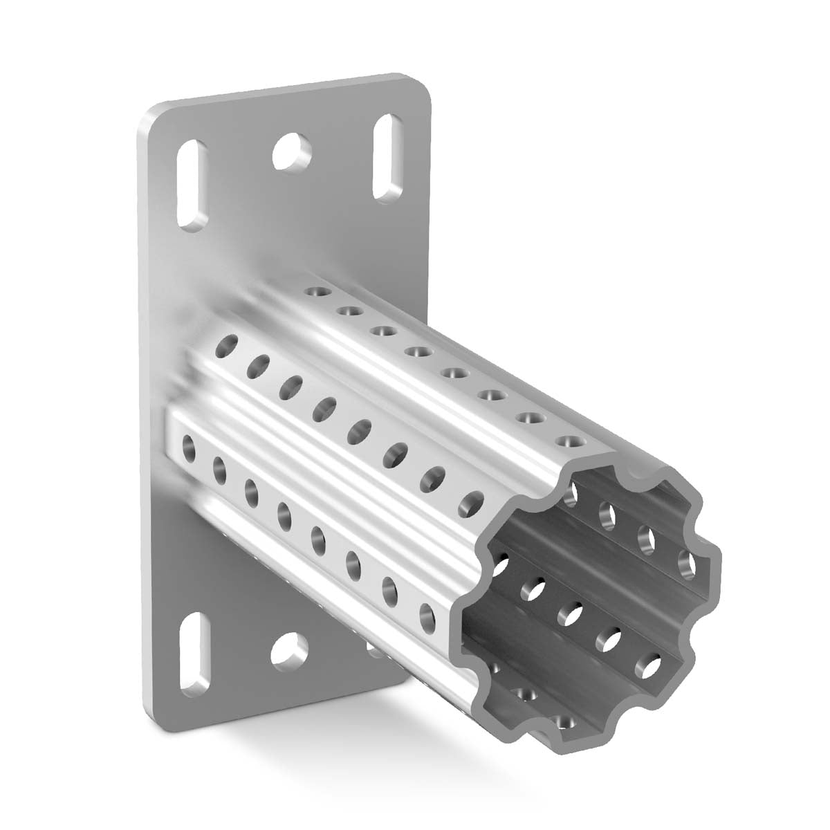 OGCSKJ - CERTA KJ S fodflange | Certa | Beslag til HD skinnesystem | Foto 1