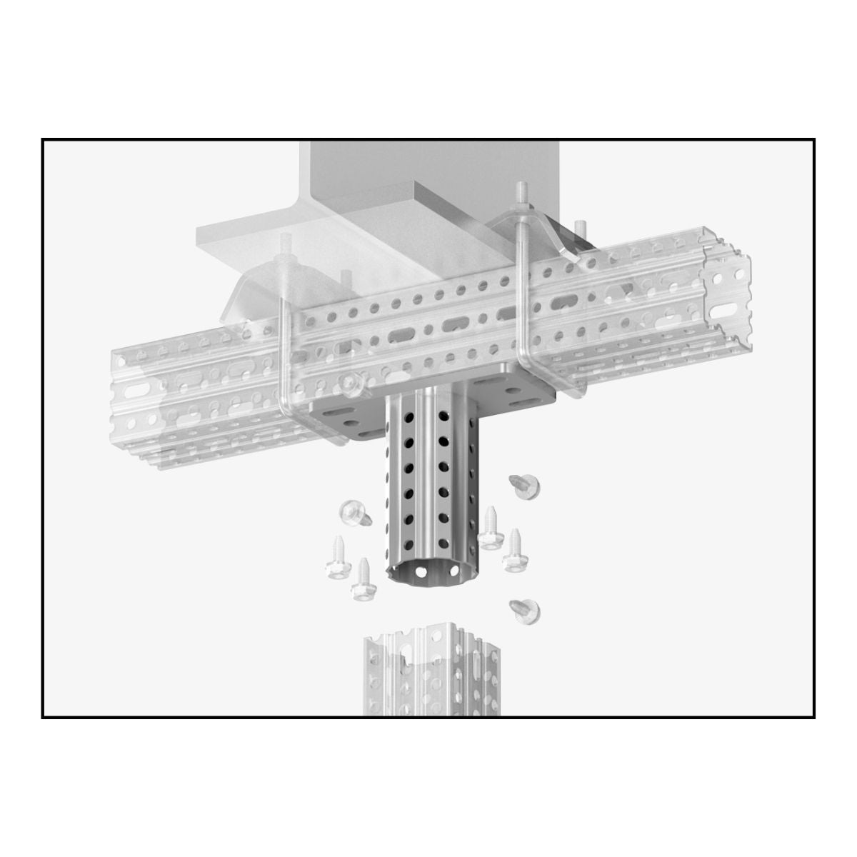 OGCSKJ - CERTA KJ S fodflange | Certa | Beslag til HD skinnesystem | Foto 5