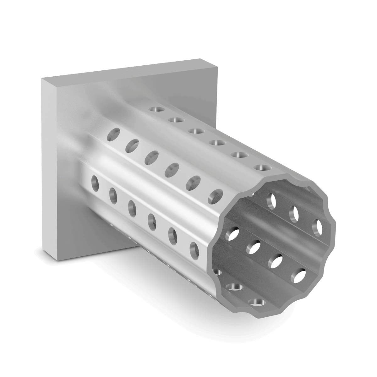 OGCSSKE - CERTA KE SS vægflange | Certa | Beslag til HD skinnesystem | Foto 1