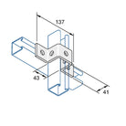 P1047 - U-beslag | Unistrut | Beslag til skinnesystemer | Foto 1
