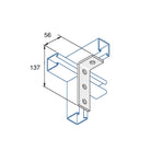 P1278 - Vinkelbeslag 90 gr. | Unistrut | Beslag til skinnesystemer | Foto 1