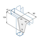 P1359 - Vinkelbeslag 90 gr. | Unistrut | Beslag til skinnesystemer | Foto 1