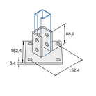 P2072 A - Flangebeslag (skrå) | Unistrut | Beslag til skinnesystemer | Foto 1