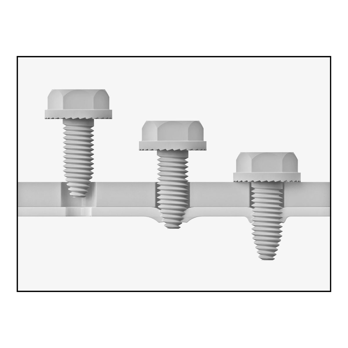 XPCSPM10X21 - CERTA SP selvskærende montagebolt | Certa | Beslag til HD skinnesystem | Foto 3