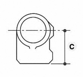 Kort t-stykke - Clarrods Clamps CL101 | Erik Larsen & Søn | Clarrods | Foto 4