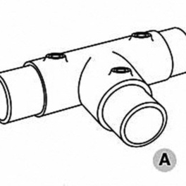 T-stykke, Clarrods Black - CL104-B | Erik Larsen & Søn | Clarrods Black | Foto 4