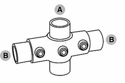 2-vejs kryds, Clarrods Black - CL119-B | Erik Larsen & Søn | Clarrods Black | Foto 4