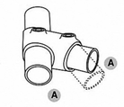 Kort justerbart t-stykke (30°-60°) - Clarrods Clamps CL129 | Erik Larsen & Søn | Clarrods | Foto 5