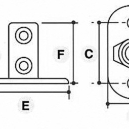 Bund- og rækværksflange, Clarrods Black - CL132-B | Erik Larsen & Søn | Clarrods Black | Foto 4
