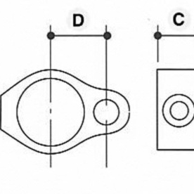 Hængselsdel, øje - Clarrods Clamps CL138 | Erik Larsen & Søn | Clarrods | Foto 6