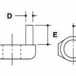 Hængselsdel, tap - Clarrods Clamps CL140 | Erik Larsen & Søn | Clarrods | Foto 5