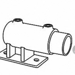Lodret rækværksflange - Clarrods Clamps CL144 | Erik Larsen & Søn | Clarrods | Foto 3