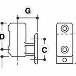 Lodret rækværksflange - Clarrods Clamps CL144 | Erik Larsen & Søn | Clarrods | Foto 4