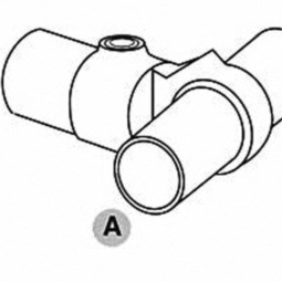 Justerbart t-stykke (85°-235°) - Clarrods Clamps CL148 | Erik Larsen & Søn | Clarrods | Foto 5