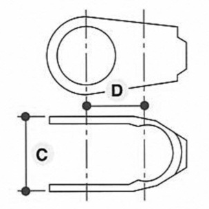 U-bøjle - Clarrods Clamps CL160 | Erik Larsen & Søn | Clarrods | Foto 4