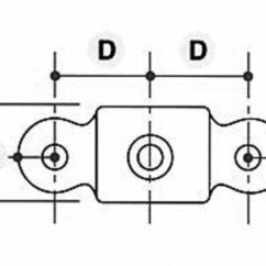 Dobbelt hængselsled, han, Clarrods Black - CL167M-B | Erik Larsen & Søn | Clarrods Black | Foto 5