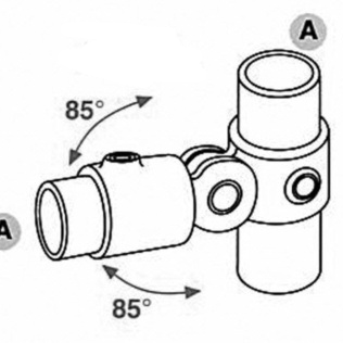 Enkelt hængsel, Clarrods Black - CL173-B | Erik Larsen & Søn | Clarrods Black | Foto 3