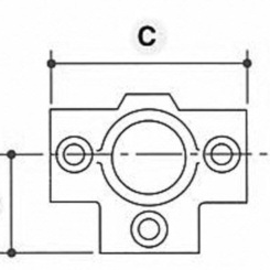3-vejs kryds - Clarrods Clamps CL176 | Erik Larsen & Søn | Clarrods | Foto 4