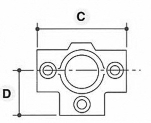 3-vejs kryds - Clarrods Clamps CL176 | Erik Larsen & Søn | Clarrods | Foto 4