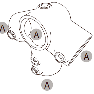 Højderygsfitting - Clarrods Clamps CL191 | Erik Larsen & Søn | Clarrods | Foto 5