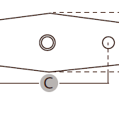 Dobbeltsidet flangebeslag, Clarrods Black - CL198-B | Erik Larsen & Søn | Clarrods Black | Foto 6