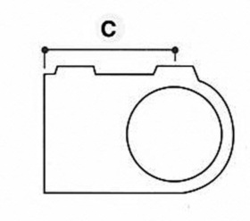 Kort justerbart t-stykke (0°-11°) - Clarrods Clamps CL201 | Erik Larsen & Søn | Clarrods | Foto 4