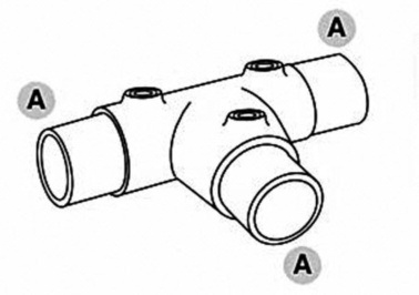Justerbart t-stykke (0°-11°) - Clarrods Clamps CL204 | Erik Larsen & Søn | Clarrods | Foto 4