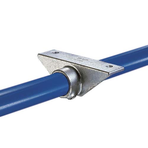 Trappetrinsstøtte til montering af træ-, ståltrin & dørkplader på rør