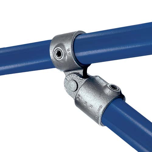 Galvaniseret hængsel/drejeligt led til gevindfrie vandrør