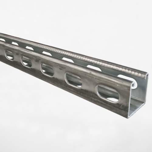 P1000TTT - Montageskinne m/ryg- og sidehuller (41x41x2,5 mm) | Unistrut | Profiler | Foto 2