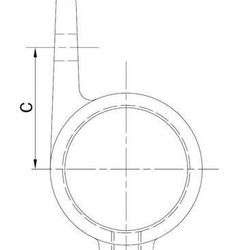 Enkeltsidet flangebeslag - Clarrods Clamps CL199 | Erik Larsen & Søn | Clarrods | Foto 6