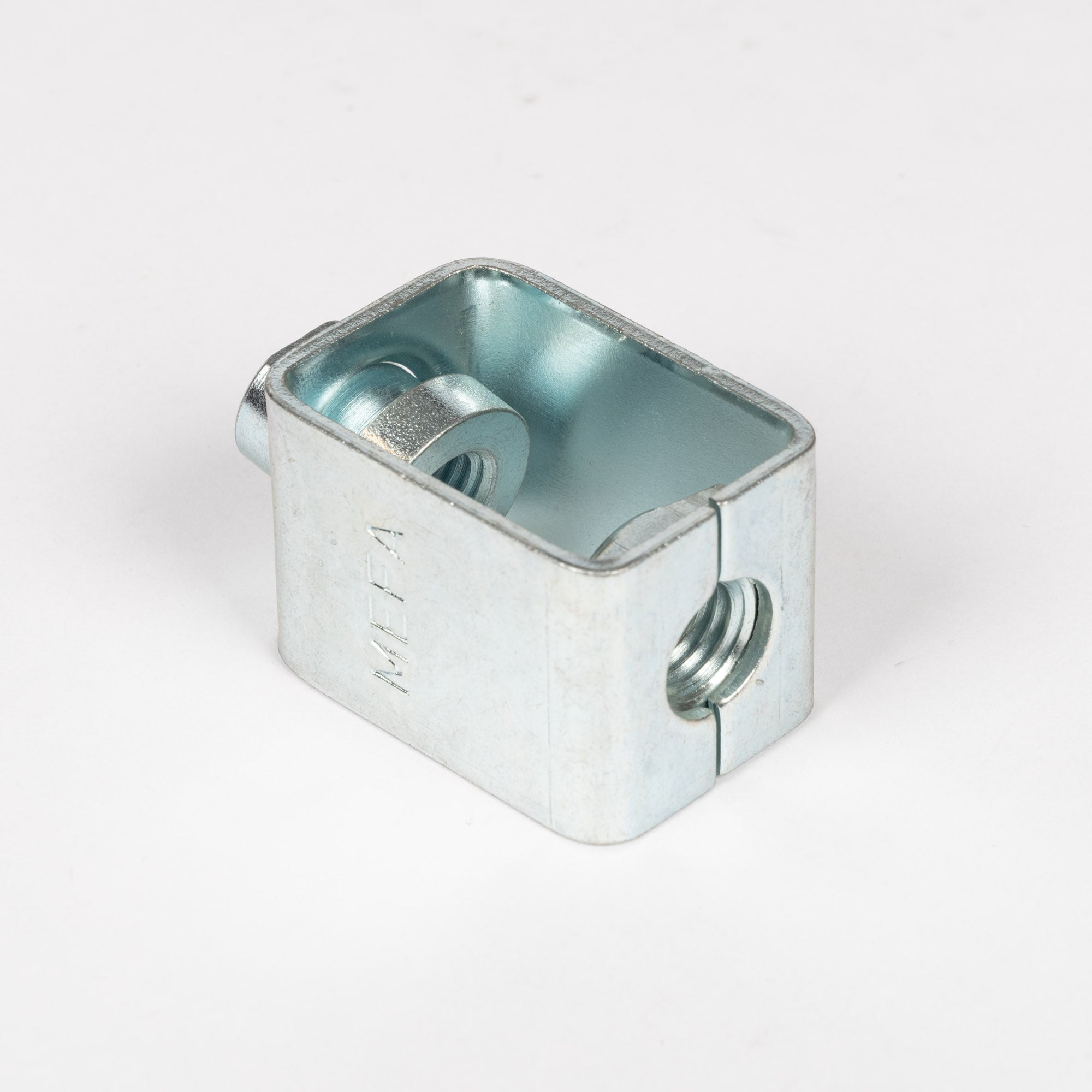 Højderegulering med lodret gevindhul | Erik Larsen & Søn | Beslag til rørbøjler | Foto 3