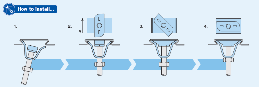 Lindapter Type MW2 - Beslag til Multideck (Multi Wedge 2) | Lindapter | Decking Fixings | Foto 6