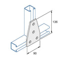 P1358 - Planbeslag | Unistrut | Beslag til skinnesystemer | Foto 1