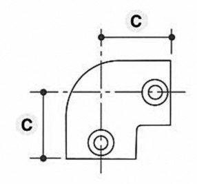 Bøjning (90°) - Clarrods Clamps CL125 | Erik Larsen & Søn | Clarrods | Foto 3