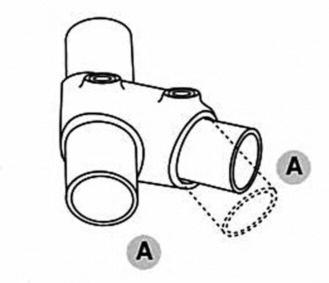 Kort justerbart t-stykke (30°-60°) - Clarrods Clamps CL129 | Erik Larsen & Søn | Clarrods | Foto 5