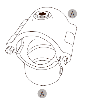 Kort split t-stykke - Clarrods Clamps CL136 | Erik Larsen & Søn | Clarrods | Foto 4