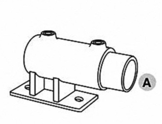 Lodret rækværksflange - Clarrods Clamps CL144 | Erik Larsen & Søn | Clarrods | Foto 3
